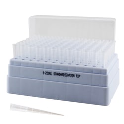 Research Products International Corp&nbsp;Universal Plus Pipet Tips, Natural, Low Binding, Standard Rack, 20 - 200ul, Non-Sterile, 960 per Case