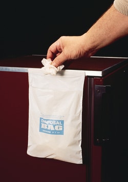 Research Products International Corp Cleanware Laboratory Waste Bags, 12 x 16 Inches, 50 per Case