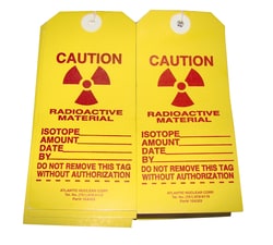 Research Products International Corp Caution Radioactive Materials Pre-Strung