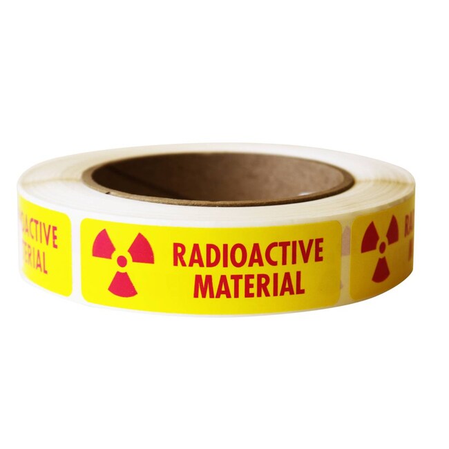 Research Products International Corp Radioactive Material Tape, 3x1