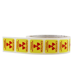 Research Products International Corp Caution Radioactive Material Labels,