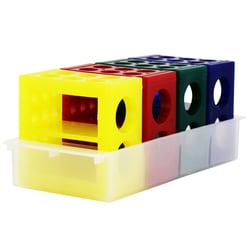 Research Products International Corp&nbsp;Tube Cube Test Tube Support System, Standard Colors
