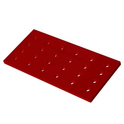 Research Products International Corp JTR Press-to-Seal Silicone Isolator, 2.0mm Thick, 2.5mm Diameter, 25/pk