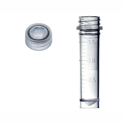 Research Products International Corp&nbsp;Screw Cap Micro-Tubes, 2.0ml Capacity, Free Standing, Graduated, 500 per case