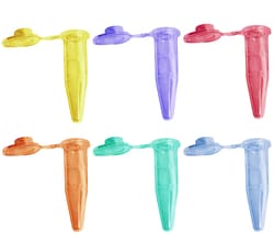 Research Products International Corp&nbsp;Micro-Centrifuge Tubes, 0.5ml Capacity, Graduated 100ul, Assorted, 1000 per Case