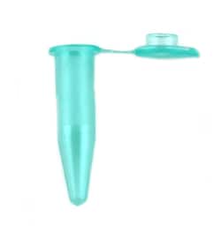Research Products International Corp Micro-Centrifuge Tubes, 1.5ml Capacity, Graduated 100µl, Green, 500 per Case