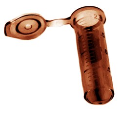 Research Products International Corp Micro-Tubes, Graduated, Amber, 2.0ml,