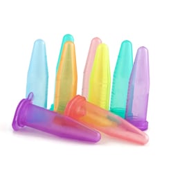 Research Products International Corp&nbsp;Micro-Centrifuge Tubes, 1.5ml Capacity, Graduated 100ul, Non-Stick, Assorted, 500 per Case