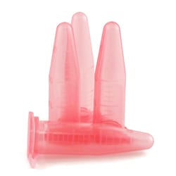 Research Products International Corp&nbsp;Micro-Centrifuge Tubes, 1.5ml Capacity, Graduated 100ul, Non-Stick, Red, 500 per Case