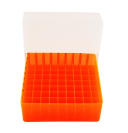Research Products International Corp Cryogenic Storage Racks, 81 Tube Capacity, Orange, 2 per Case