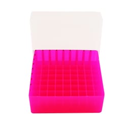Research Products International Corp Cryogenic Storage Racks, 81 Tube Capacity, Pink, 2 per Case