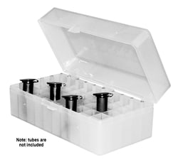 Research Products International Corp&nbsp;Cryogenic Storage Rack, Hinged Lid, 50 Tube Capacity, Natural Color, 5 per Case