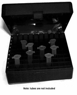 Research Products International Corp Storage Box, Hinged Lid, 100 Tube