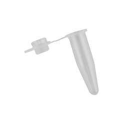 Research Products International Corp UltraFlux PCR Tubes, Individual Tubes, Dome Caps, 0.5ml Capacity, Natural, 1000 per Case