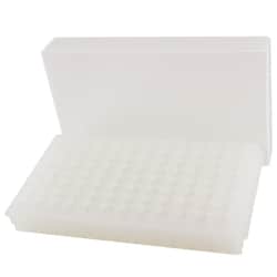 Research Products International Corp&nbsp;Flipper Micro-Tube Racks, 96 Capacity, Natural, 5 per Case