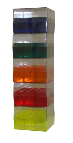 Research Products International Corp Cryo-Freeze Storage Boxes, 25 Tube