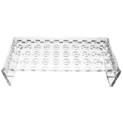 Research Products International Corp Acrylic Micro-Centrifuge Tube Rack for 1.5 ml and 2.0 ml Tubes, 40 Tube Capacity
