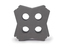 Research Products International Corp&nbsp;Foam Insert for Vortex-Genie Mixers, Holds 29 - 37 mm Tubes, 2 per Package