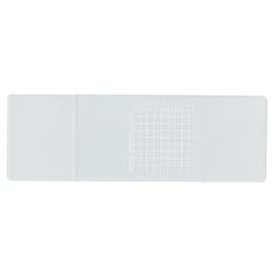 Research Products International Corp Microscope Grid Slides, White Imprint,