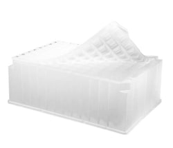 Research Products International Corp Sealing Mats for Deep Well Plates, Non-Sterile, fits 96 Square Wells, 10 per Package