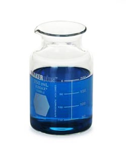 Research Products International Corp BEAKERplus Combination Beaker and Flask, 250 ml Capacity, 70 x 107 mm, 6 per Pack