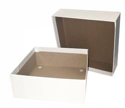 Research Products International Corp Cardboard Storage Box with Lid, Standard