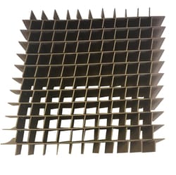 Research Products International Corp Cell Divider for Tube Storage Boxes, Cardboard, 12 x 12 Array, 9.6mm Opening, 144 Tube Capacity