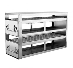Research Products International Corp Freezer Drawer Rack for 15ml Tubes, 80x15ml
