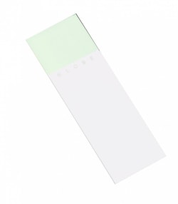 Research Products International Corp&nbsp;Microscope Slides, Ground Edge, Safety Corner, Green, 144/pk