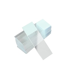 Research Products International Corp Diamond WHT Glass Microscope Slides, Frosted, Charged, BL, 144/cs