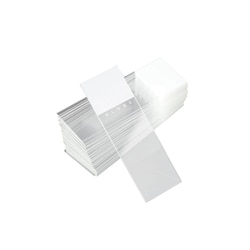 Research Products International Corp Diamond White Glass Microscope Slides, Frosted, Charged, 144 Slides per Case