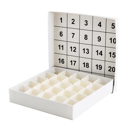 Research Products International Corp CryoELITE Storage Box, Holds 25 Tissue