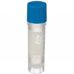 Research Products International Corp CryoELITE 2.0ml Cryogenic Vials, 12 x 49mm, Sterile, Blue, 100 per Case