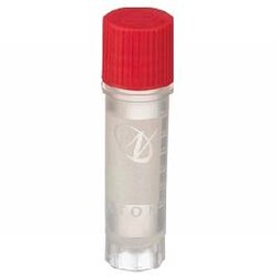 Research Products International Corp CryoELITE 2.0ml Cryogenic Vials, 12 x 49mm, Sterile, Red, 100 per Case