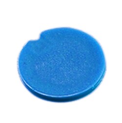 Research Products International Corp Cap Inserts, 0.5-2.0ml, Blue, 100/pk