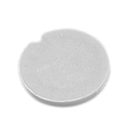 Research Products International Corp Cap Inserts, 0.5-2.0ml, Gray, 100/pk