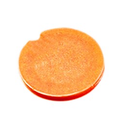 Research Products International Corp Cap Inserts, 0.5-2.0ml, Orange, 100/pk