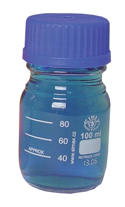 Research Products International Corp&nbsp;Culture Media Bottle, 100 ml, 10 per Package