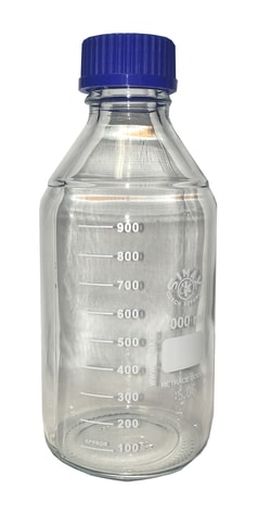 Research Products International Corp Culture Media Bottle, 1000 ml, 10
