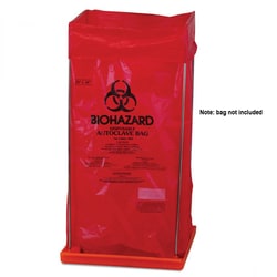 Research Products International Corp Benchtop BioHazard Bag Holder, Large