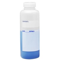 Research Products International Corp Write-On Bottles, Wide Mouth, 1000ml, 6 per Package