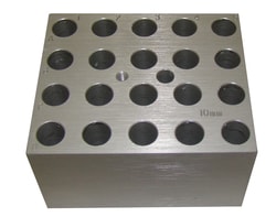 Research Products International Corp HEATING BLOCK, HOLDS 20 X 10MM TUBES & 2.0 ML MICRO-TUBE 3 1/2 X 3 X 2 H