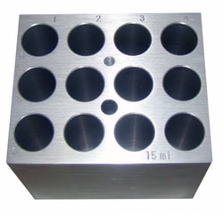 Research Products International Corp Heating Block, Holds 12 x 15ml Tubes,