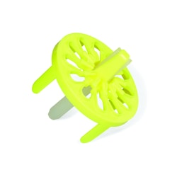 Research Products International Corp&nbsp;PrepSafe Floating Micro-Tube Rack, Yellow