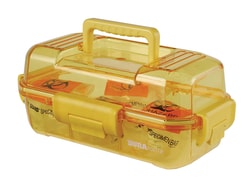 Research Products International Corp Duraporter Laboraotry Transport Box, 15 x 7 3/4 x 6 1/4 inches High, Yellow with Yellow Handles