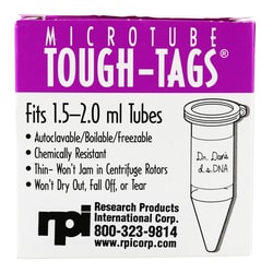 Research Products International Corp Tough-Tags, 1.28 x 0.5 Inch Labels