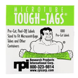 Research Products International Corp Tough-Tags, 1.28 x 0.5 Inch Labels