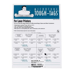 Research Products International Corp Tough-Tags, Microscope Slide Labels,