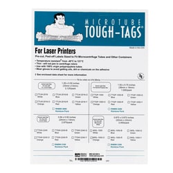 Research Products International Corp Tough-Tags, Microscope Slide Labels,