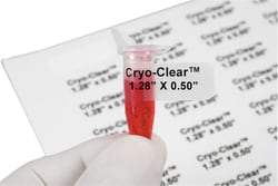 Research Products International Corp Cryo-Clear Laser Labels for 1.5 - 2.0 ml Tubes, 1700 per Package